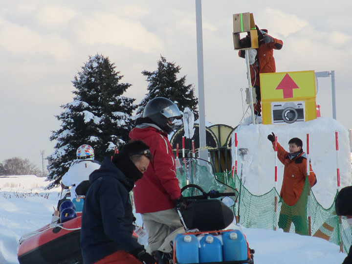 雪まつり会場フォトサービス